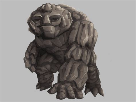 Artstation Rock Elemental