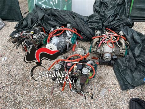 Blitz In Campi Rom A Giugliano Sequestrati Motori Di Aerei