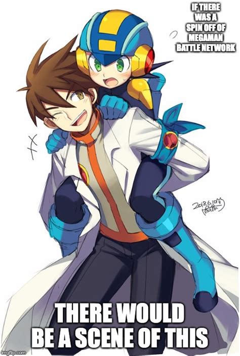 Megaman With Adult Lan Imgflip