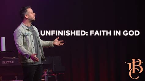 Unfinished Faith In God Vince Pierri The Bridge Online YouTube