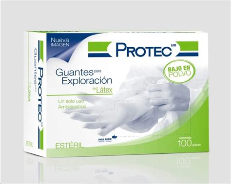 10 Cajas Guantes De Látex Estériles Protec 100 Pzas 50 Par Envío gratis