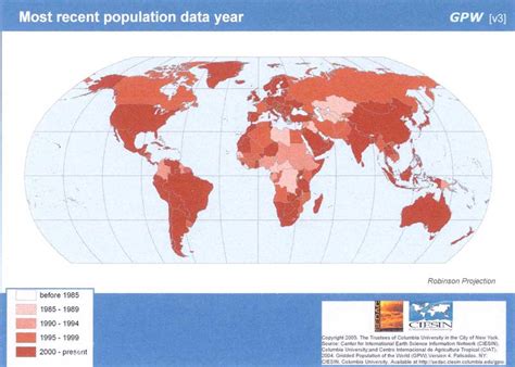 Population Map Of The World