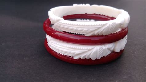 Conch Shell Bangle Bengali Hand Made Sakha Pola Set Etsy