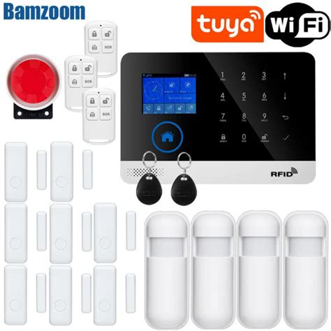 Pg W B Gsm Alarm System For Home Burglar Security Mhz Wifi Gsm