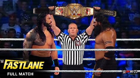 FULL MATCH Roman Reigns Vs Veer Mahaan Undisputed WWE Universal