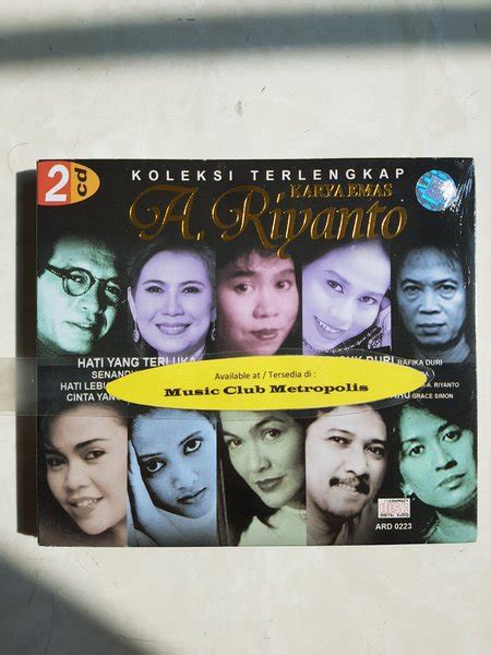 Jual CD V A KOLEKSI TERLENGKAP KARYA EMAS A RIYANTO 2CD MUSIKA RP