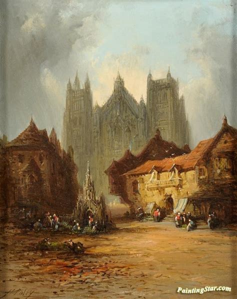 Medieval London Artwork By Henry John Foley Oil Painting & Art Prints On Canvas For Sale ...