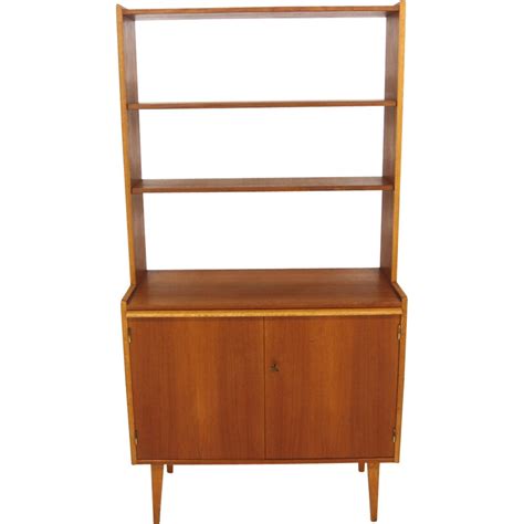 Bibliothèque vintage scandinave en teck Suède 1960