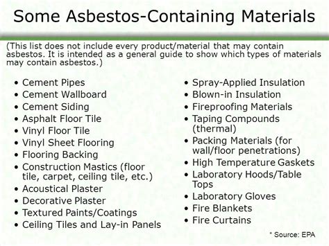 Asbestos An Overview Of Properties Health Effects And Nevada Rules