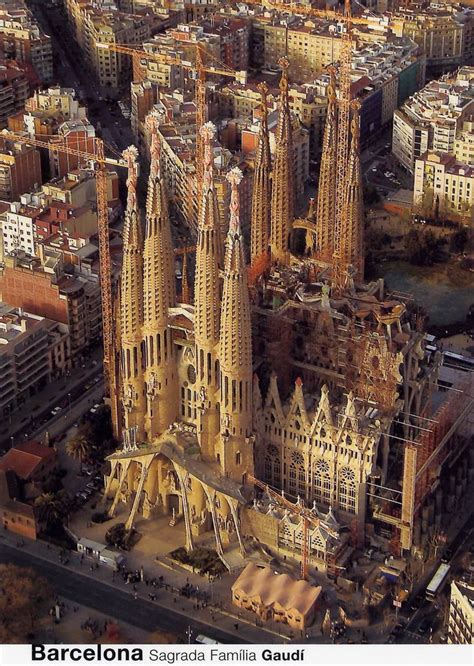 Sagrada familia aerial view barcelona for trade – Artofit