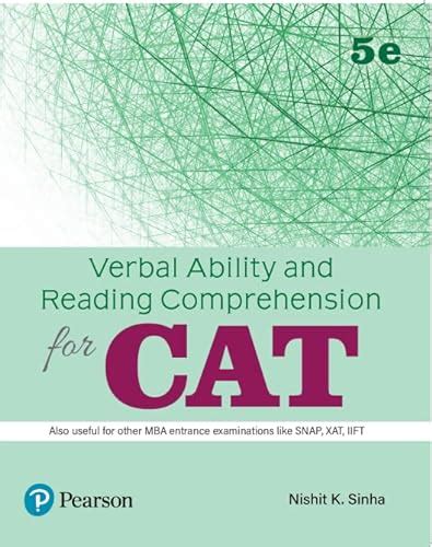 Verbal Ability And Reading Comprehension For CAT Pearson Education