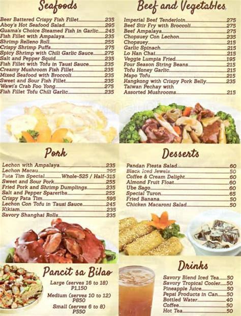 Classic Savory Menu Menu For Classic Savory Masinag Rizal Zomato Philippines