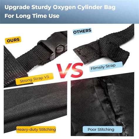 Issyzone Oxygen Cylinder Bag Oxygen Cylinder Holder For Wheelchair