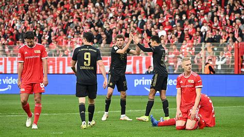 Einzelkritik Zum Fc Bayern Gegen Union Berlin Bestnote F R Thomas