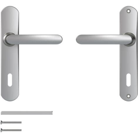 Maniglie Per Porte Con Piastra Interasse 165 Mm Chiave L Cromata A