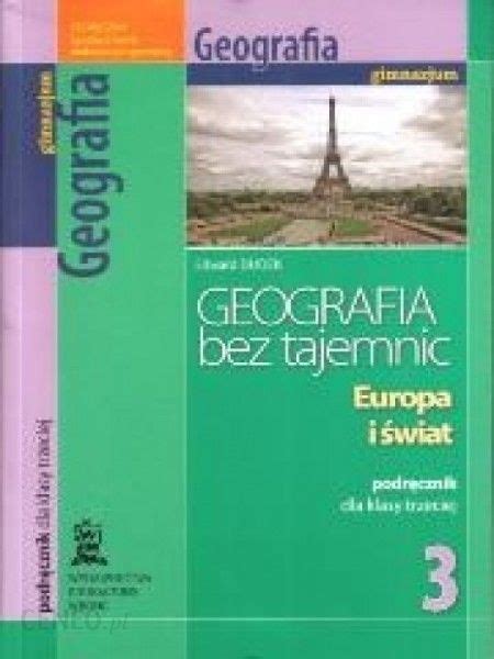 Podr Cznik Szkolny Podr Cznik Geografia Bez Tajemnic Dla Klasy