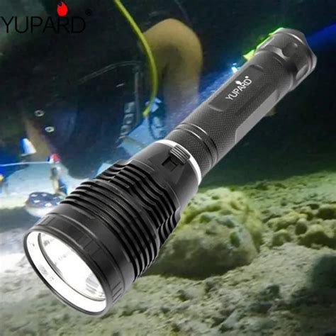 Waterproof Rechargeable Led Flashlight P Underwater Torch Lamp