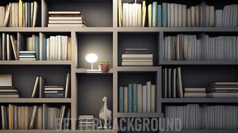 Modern Shelves Zoom Virtual Background - Etsy