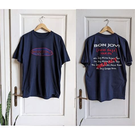 Vintage Bon Jovi Merch T-shirt These Days 1996 Tour - Etsy