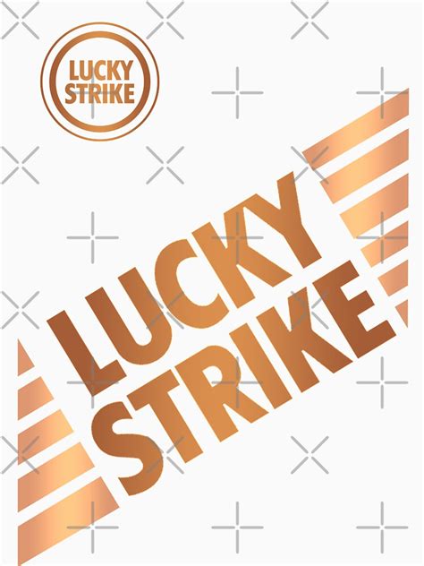 Lucky Strike Gold T Shirt For Sale By Donghost Redbubble Lucky