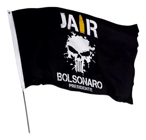 Bandeira Bolsonaro 2022 Presidente Dupla Face 145m X 1m Parcelamento