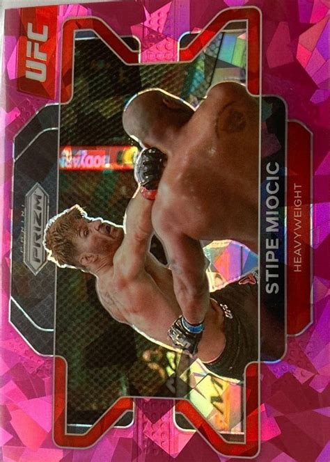 Stipe Miocic Prizm Ufc Pink Ice Price Guide Sports Card