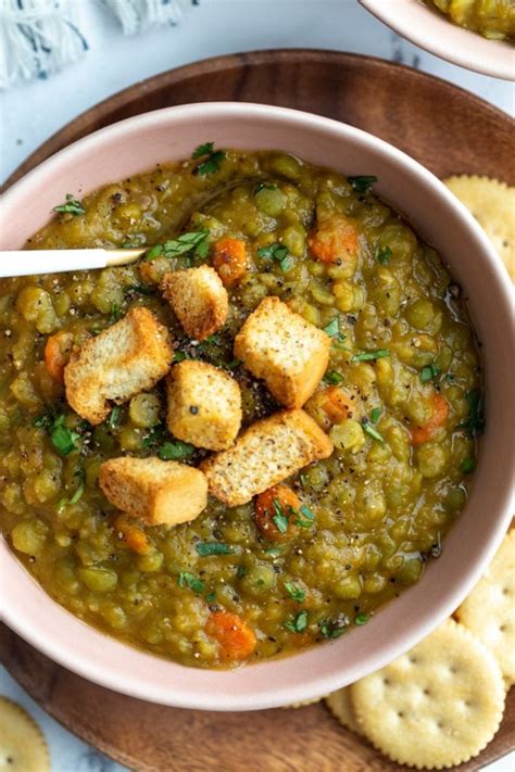 Vegan Split Pea Soup Food With Feeling