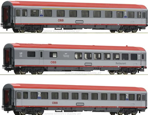 Rainer Modellbahnen Roco 5416345 ÖBB Eurofima Schnellzugwagen Set 1