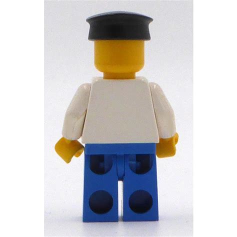 Lego Refuse Collector Avec Bleu Overalls Blanc Shirt Bleu Jambes