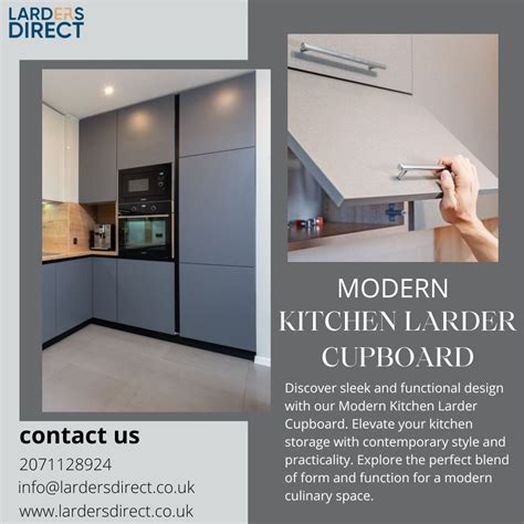 Modern Kitchen Larder Cupboard - Larders Direct - Medium