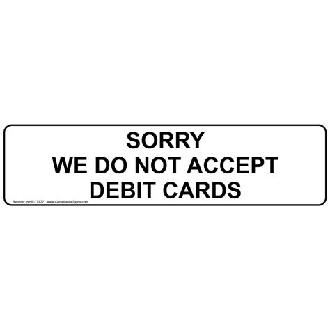 Credit Card Surcharge Sign Template