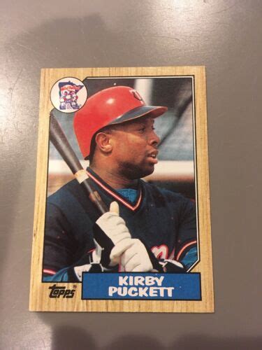 1987 Topps Kirby Puckett 450 Baseball Card EBay