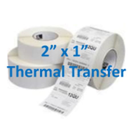 2 X 1 Thermal Transfer Labels From Printingworx