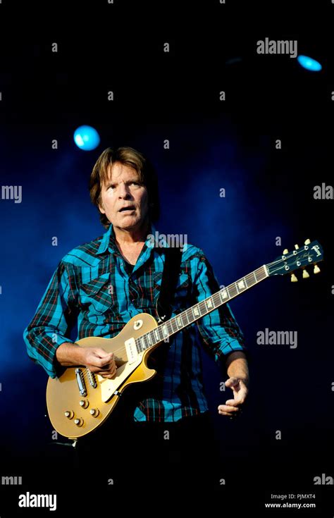 American Rock Singer Songwriter And Guitarist John Fogerty At The