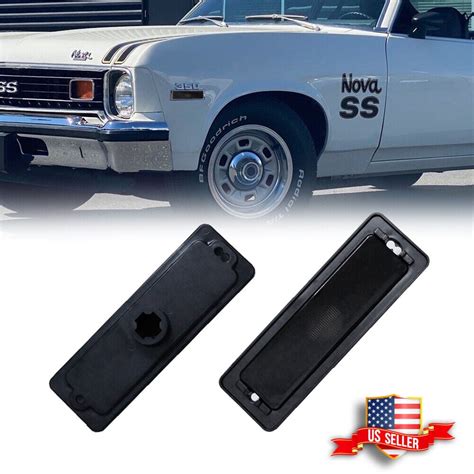 Gtinthebox For Chevy Nova Smoked Lens Front Rear Bumper