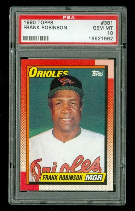 Auction Prices Realized Baseball Cards 1990 Topps Frank Robinson