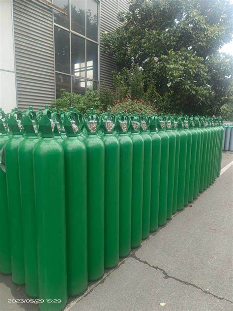 50L 150bar 5 4mm Tped ISO Seamless Steel Oxygen Nitrogen Argon Gas