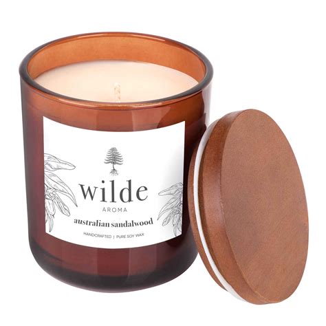 Australian Sandalwood Candle Wilde Aroma