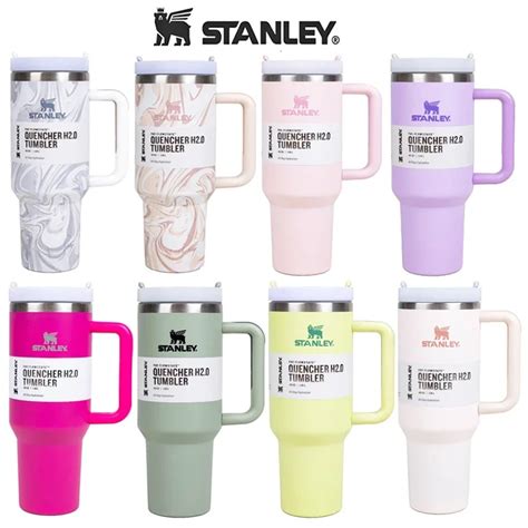 Stanley Gobelet Isol Avec Couvercle Et Pailles Acier Inoxydable Tasse