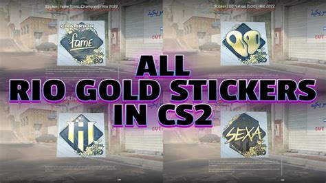 GOLD ANTWERP 2022 MAJOR STICKERS IN CS2 NEW UPDATED 53 OFF