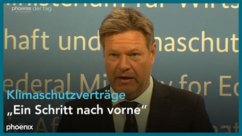 Robert Habeck zum Förderprogramm für Klimaschutzverträge am 05 06 23