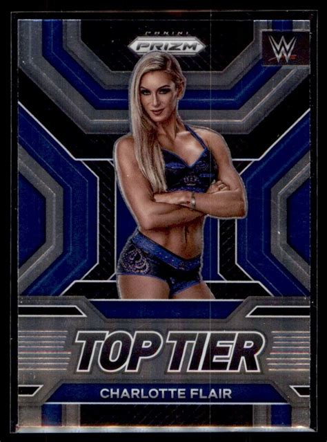 Panini Prizm Wwe Top Tier Charlotte Flair Ebay