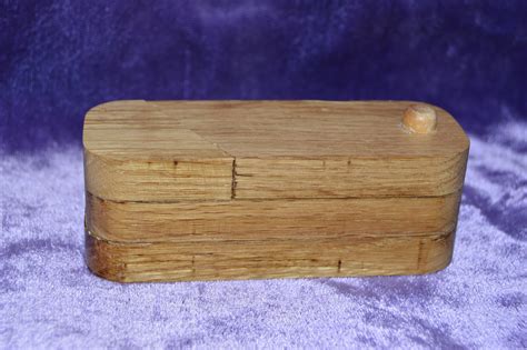 Wooden Puzzle Box - Etsy