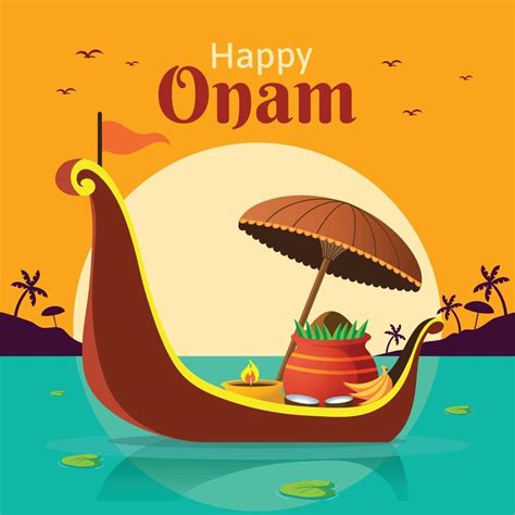 Happy Onam Festival 3134225 Vector Art at Vecteezy