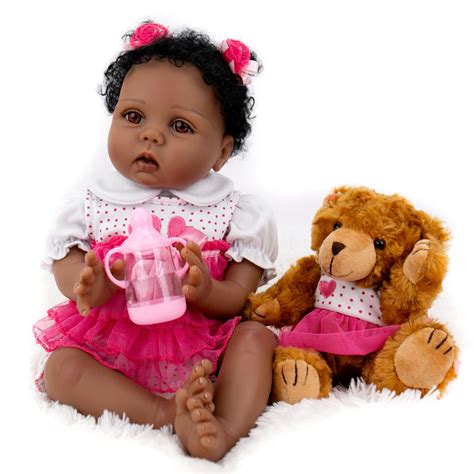 Buy Milidool Black Reborn Baby Doll Lifelike Weighted African American