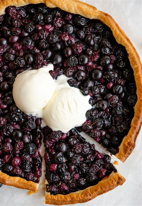 Easy Blueberry Tart 2 Ingredients Kirbies Cravings