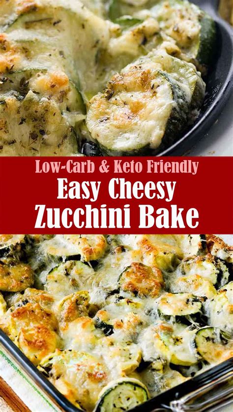 Easy Cheesy Zucchini Bake Low Carb And Keto Friendly Reserveamana