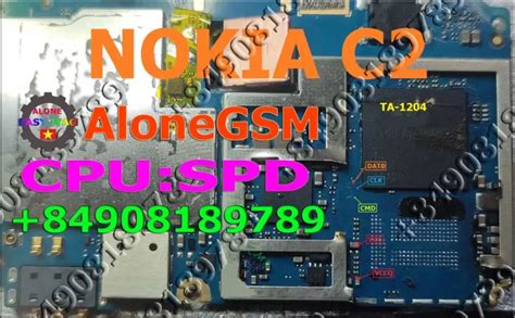 Nokia C2 Ta 1204 Isp Emmc Pinout