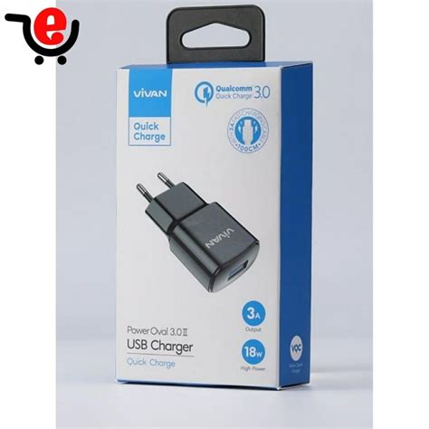 Jual Vivan Power Oval Ii Usb Charger With A Fast Charging Type C