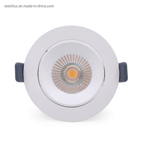 7W Ultra Anti Glare Recessed Ceiling Spotlight COB LED Downlight For